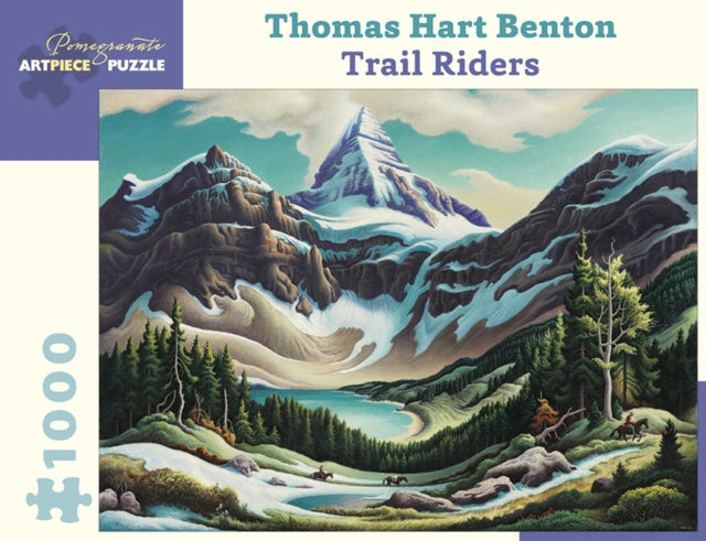 Thomas Hart Benton Trail Riders 1000piec By Unknown