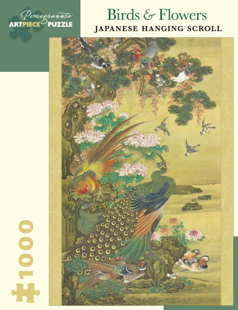 Birds & Flowers 1000 Pc Puzzle By Birds Flowers Japanese Hanging Scroll 10