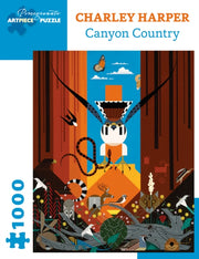 Charley Harper Canyon Country 1000piece By Charley Harper Canyon Country 1000piece