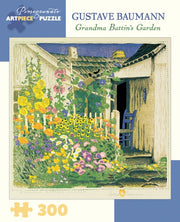 Grandma Battins Garden 300 Pc Puzzle By Gustave Baumann Grandma Battins Garden 3