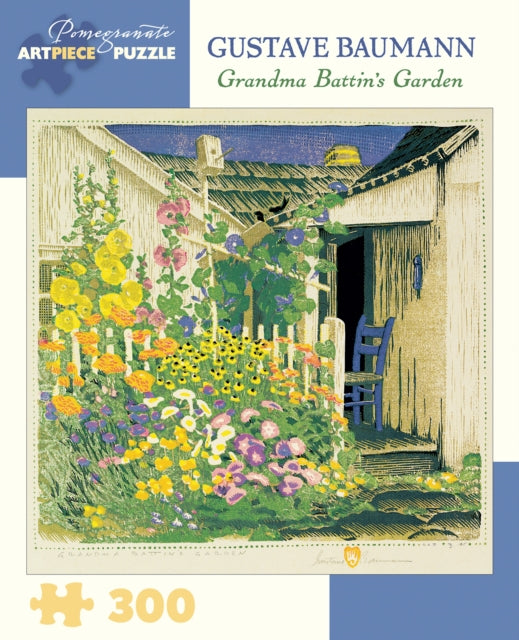 Grandma Battins Garden 300 Pc Puzzle By Gustave Baumann Grandma Battins Garden 3