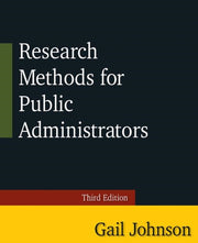 Research Methods For Public Administrat