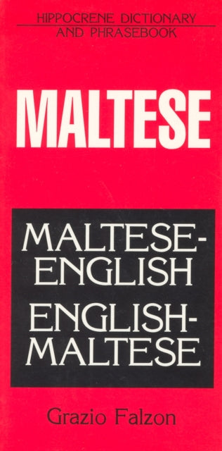 Maltese-english/english-maltese Dictiona By Falzon, Grazio