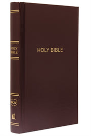 Nkjv Pew Bible Hardcover Burgundy Red Le By Nelson Thomas
