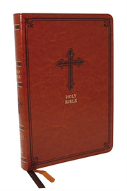 Kjv Thinline Bible Leathersoft Brown Red