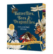 Butterflies Bees/dragonflies Coloring Bk