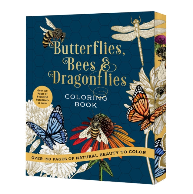 Butterflies Bees/dragonflies Coloring Bk