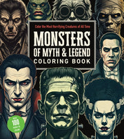 Monsters Of Myth & Legend Coloring Book By Editors Of Chartwell