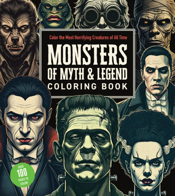 Monsters Of Myth & Legend Coloring Book By Editors Of Chartwell
