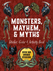 Monsters Mayhem & Myths Sticker Color