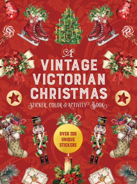 Vintage Victorian Christmas Sticker