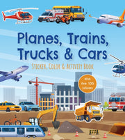 Planes Trains Trucks & Cars Activity Bk
