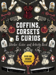 Coffins Corsets & Curios Sticker Color By Chartwell Books (ed)