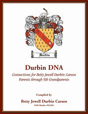 Durbin Dna: Connections For Betty Jewell By Carson, Betty