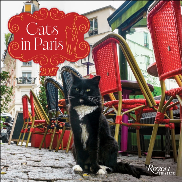 Cats In Paris 2027 Wall Calendar By Rizzoli Universe