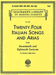 24 Italian Songs & Arias Medium Voice