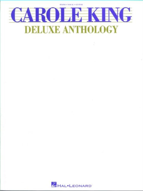 King Carole Deluxe Anthology Pvg Bk By Carole King