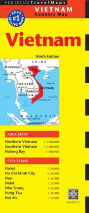 Vietnam Travel Map By Periplus Editions