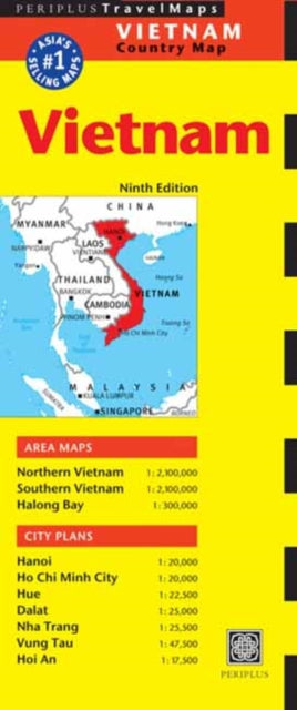 Vietnam Travel Map By Periplus Editions