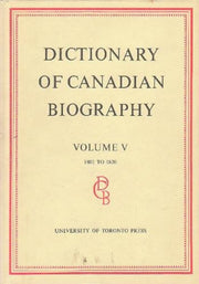 Dictionary Canadian Biography Dictiona
