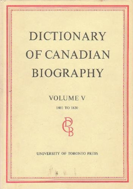 Dictionary Canadian Biography Dictiona
