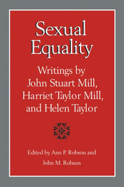 Sexual Equality A Mill Taylor Reader
