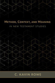 Method Context & Meaning In New Testamen