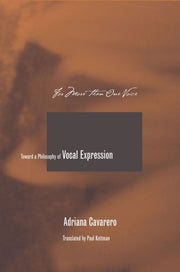For More Than One Voice Toward A Philoso By Unknown