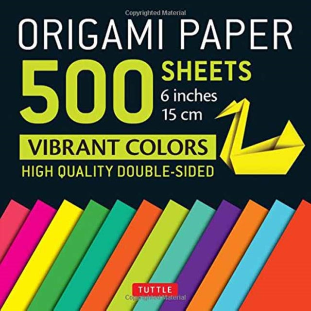Origami Paper 500 Sheets Vibrant Colours