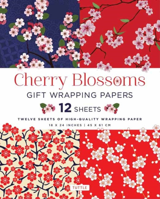 Cherry Blossoms Gift Wrapping Papers