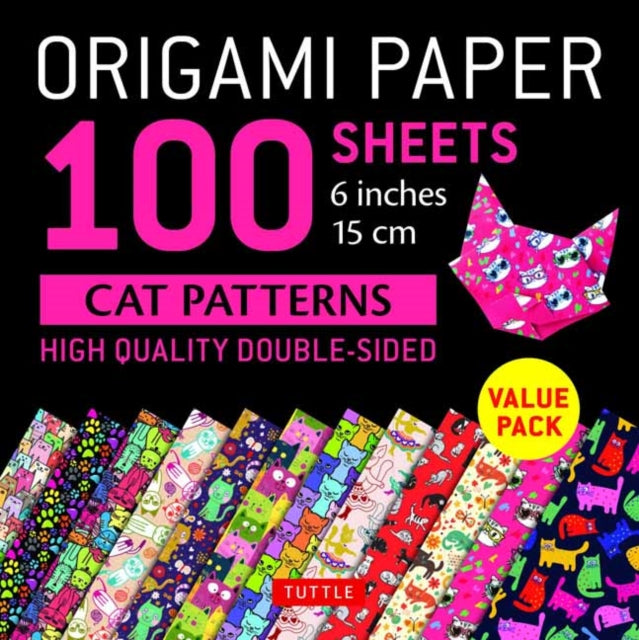 Origami Paper 100 Sheets Cat Patterns By Origami Paper 100 Sheets Cat Patterns