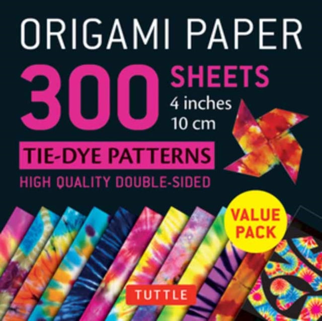 Origami Paper 300 Sheets Tie Dye Pattern By Tuttle Publishing