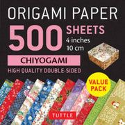 Origami Paper 500 Sheets Chiyogami Patte By Tuttle Publishing