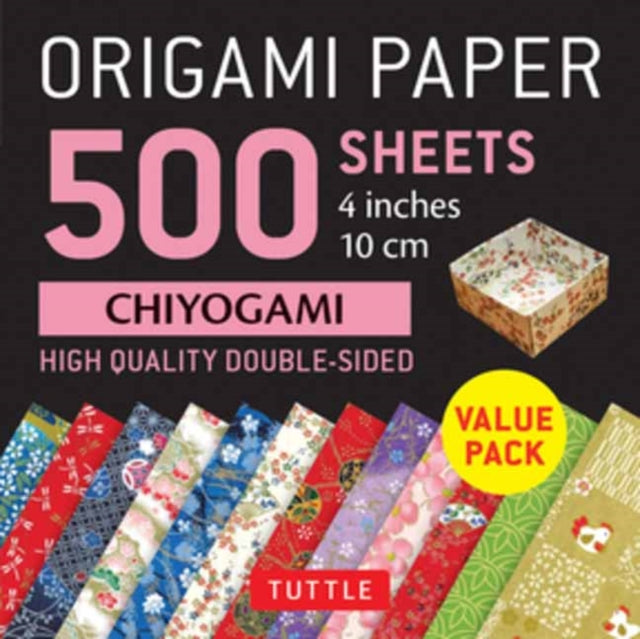Origami Paper 500 Sheets Chiyogami Patte By Tuttle Publishing