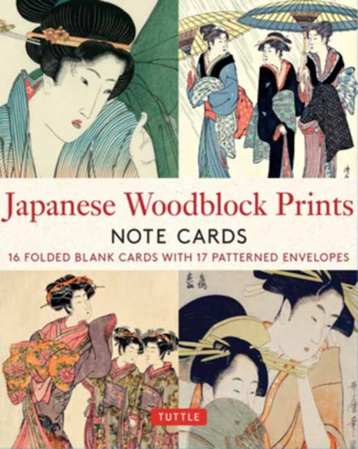 Japanese Woodblock Prints 16 Note Cards