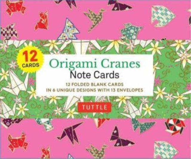 Origami Cranes Note Cards 12 Cards By Tuttle Studio