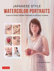 Japanese Style Watercolor Portraits By Shibasaki, Hiroko