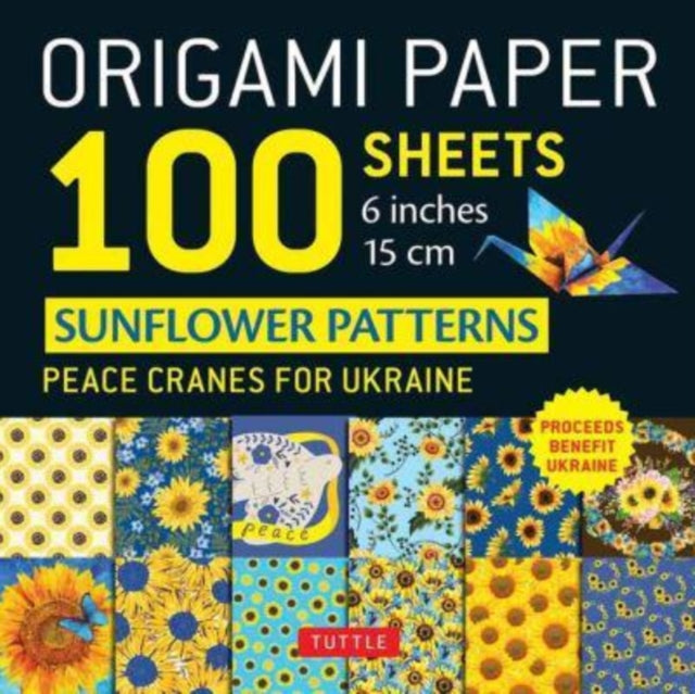 Origami Paper 100 Sheets Sunflower Patte