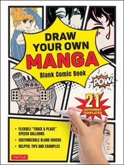 Draw Your Own Manga Blanc Comic Book