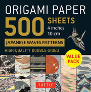 Origami Paper 500 Sheets Japanese Waves