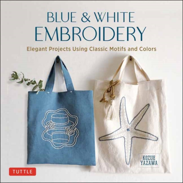 Blue White Embroidery