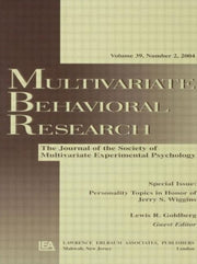 Personality Topics In Honor Of Jerry S. By Goldberg  Lewis R.