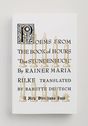 Poems From The Book Of Hours By Poems From The Book Of Hours