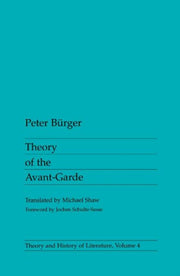 Theory Of The Avant-garde