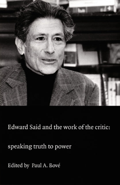 Edward Said And The Work Of The Critic