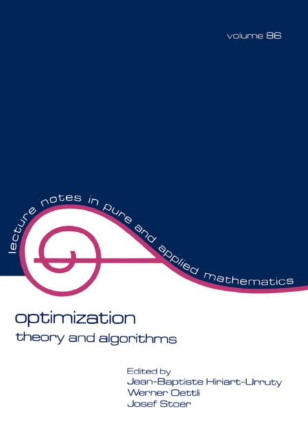 Optimization: Theory And Algorithms