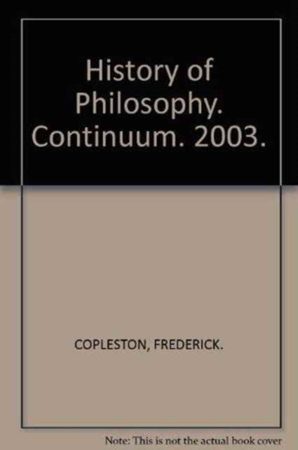 History Of Philosophy Vols 1-11 By Copleston, Frederick