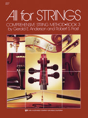 All For Strings Book 3 Violin