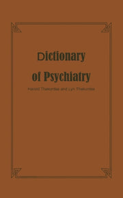 Dictionary Of Psychiatry