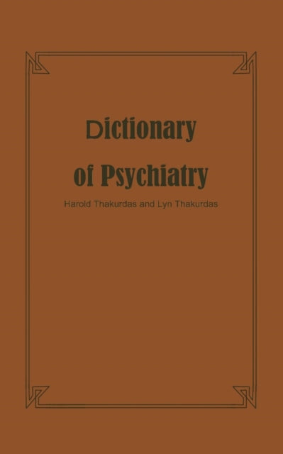 Dictionary Of Psychiatry
